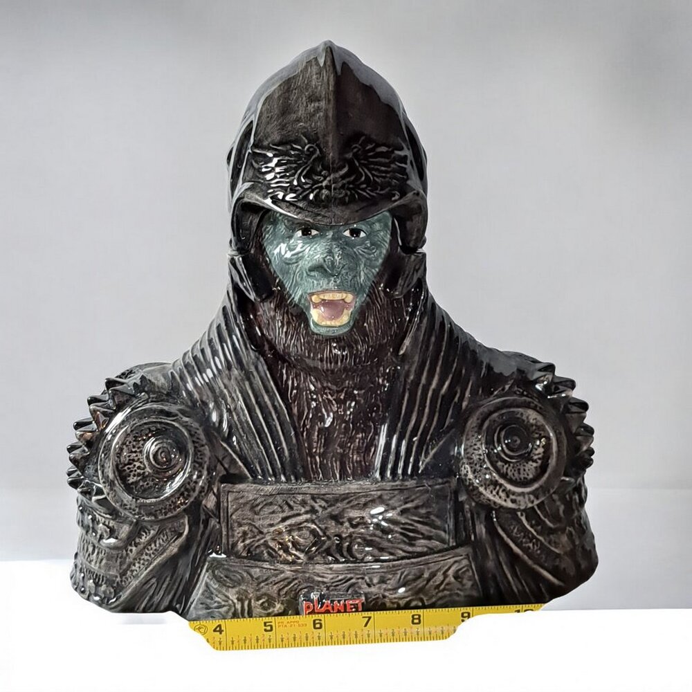 2001 Planet of the Apes Attar Ceramic Cookie Jar NECA - Picture 15 of 16